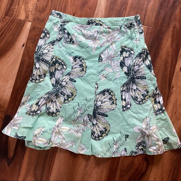 Ann Taylor Butterfly Skirt - Picture 2 of 5